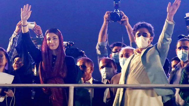 Pakistan's opposition holds mass gathering against PM Imran