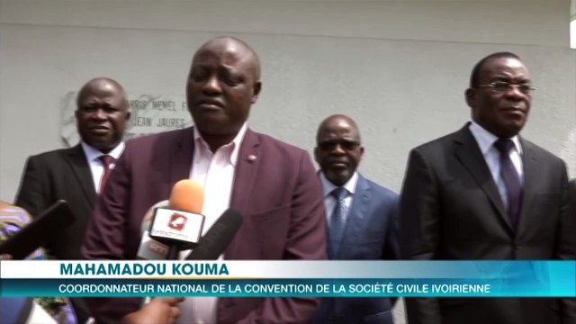 Présidentielle 2020 : Affi N'Guessan reçoit une délégation de la Convention de la Société civile ivoirienne