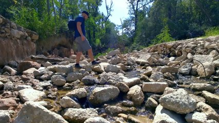 Hiking alone 8 miles. No talking.
