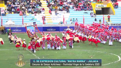 下载视频: CENTRO DE EXPRESION CULTURAL WAYRA MARKA – JULIACA - DANZAS AUTÓCTONAS (CANDELARIA 2020)