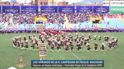 LOS UNKAKOS DE LA C. CAMPESINA DE PACAJE MACUSANI - DANZAS AUTÓCTONAS (CANDELARIA 2020)