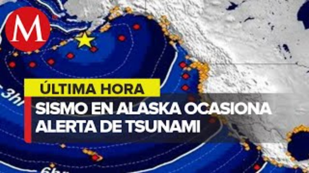 Sismo de magnitud 7.4 sacude península de Alaska; hay alerta de tsunami