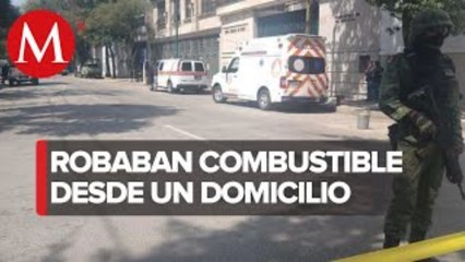 Hallan toma clandestina de combustible en vivienda de Azcapotzalco