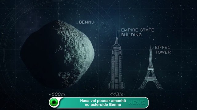 Nasa vai pousar amanhã no asteroide Bennu