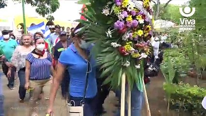 Rinden homenaje a los héroes del Asalto al Cuartel en Masaya