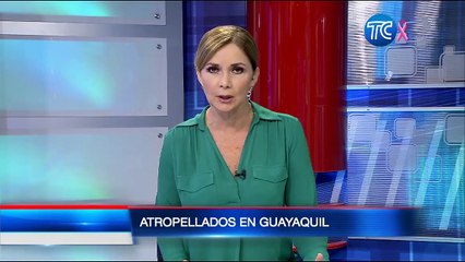 Vehículo atropelló a un cuatro personas en el norte de Guayaquil