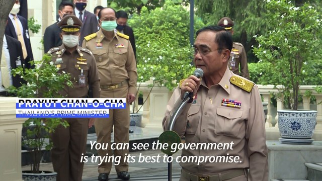 Thai government trying to avoid using force against protesters, says PM