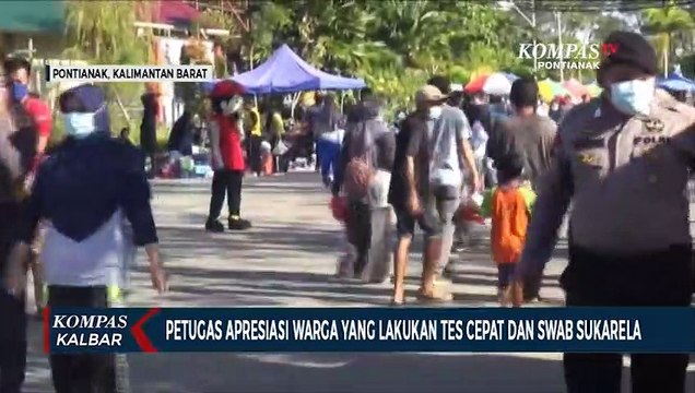 Dinkes Kalbar Apresiasi Warga yang Sukarela Lakukan Tes Cepat dan Swab