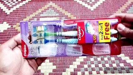 Colgate Zig Zag Toothbrush Unwrapping \ ASMR \ Unwrap with Faisal