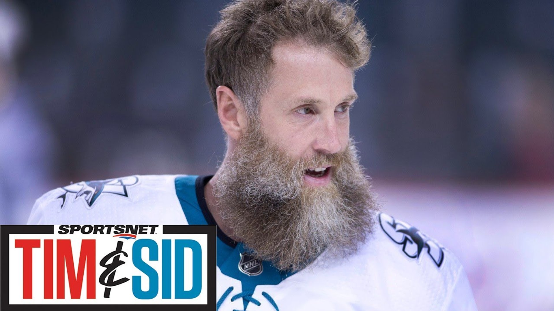 OUCH! Joe Thornton Gets His Beard RIPPED Off During Fight with Nazem Kadri  