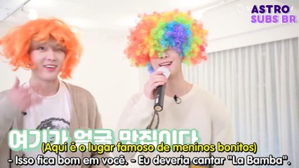 [PT-BR] Moonbin e Sanha competindo no karaokê do STAR ROAD EP04