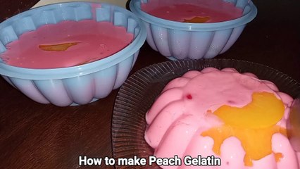 PEACH GELATIN | How to make Peach Jelly | Taste Buds PH