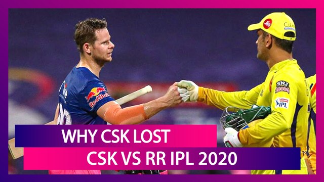Chennai vs Rajasthan IPL 2020: 3 Reasons Why Chennai Lost to Rajasthan