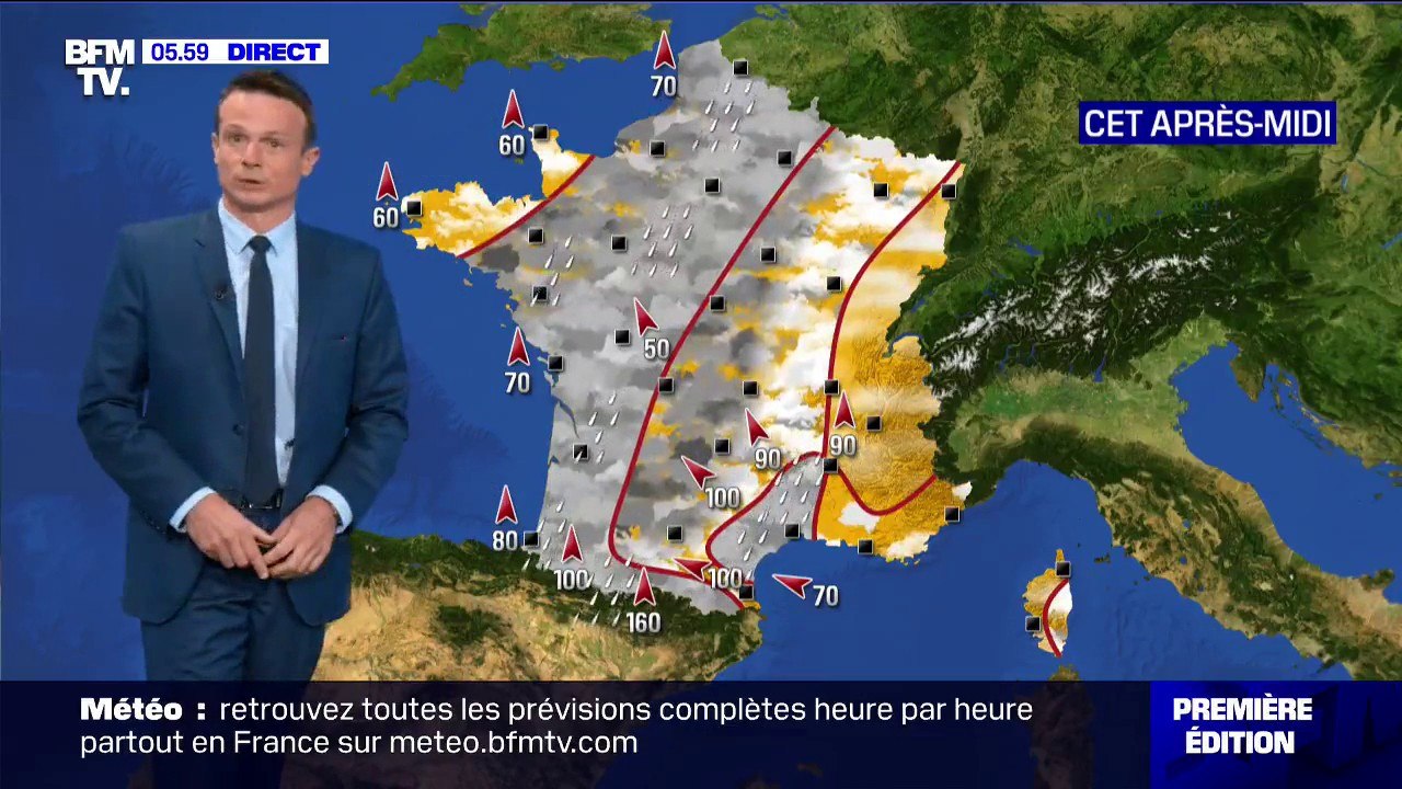 La tempête Barbara arrive dans le sud-ouest, 4 départements placés en vigilance orange "vent violent"