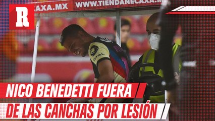 Nico Benedetti rompió en llanto tras sufrir lesión ante León