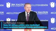 Cumhurbaşkanı Erdoğan: Genç bir nüfusa sahibiz ama medeniyet tasavvurumuzu layıkıyla hayata geçiremiyoruz