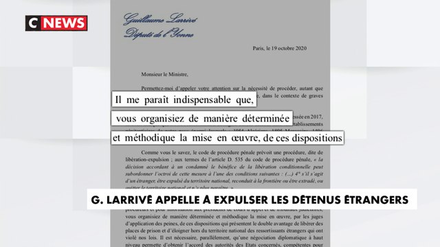 Guillaume Larrivé appelle à expulser les détenus étrangers