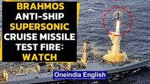 BrahMos Anti-Ship Supersonic Cruise Missile test fired: Watch | Oneindia News