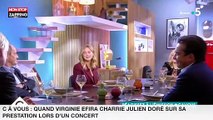 C à Vous : quand Virginie Efira charrie Julien Doré sur sa prestation lors d’un concert (vidéo)