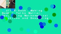 Full E-book  Making Number Talks Matter: Developing Mathematical Practices and Deepening