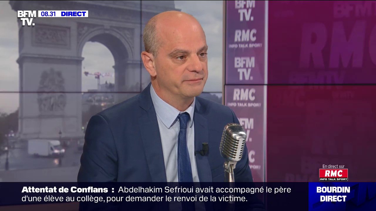 Jean-Michel Blanquer affirme que Samuel Paty "sera fait commandeur des palmes académiques"