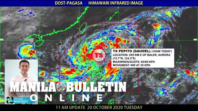 ‘Pepito’ now a tropical storm; brings rains, gusty winds