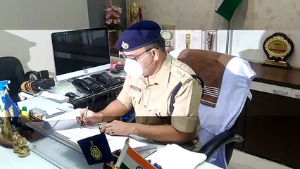 उज्जैन के नवागत एसपी ने लिया चार्ज