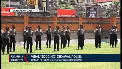 Viral Jogging Dikawal Polisi, Oknum Petugas Dikenai Sanksi Administrasi