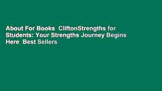 About For Books  CliftonStrengths for Students: Your Strengths Journey Begins Here  Best Sellers