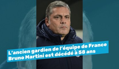 L’ancien gardien de l’équipe de France Bruno Martini est décédé à 58 ans
