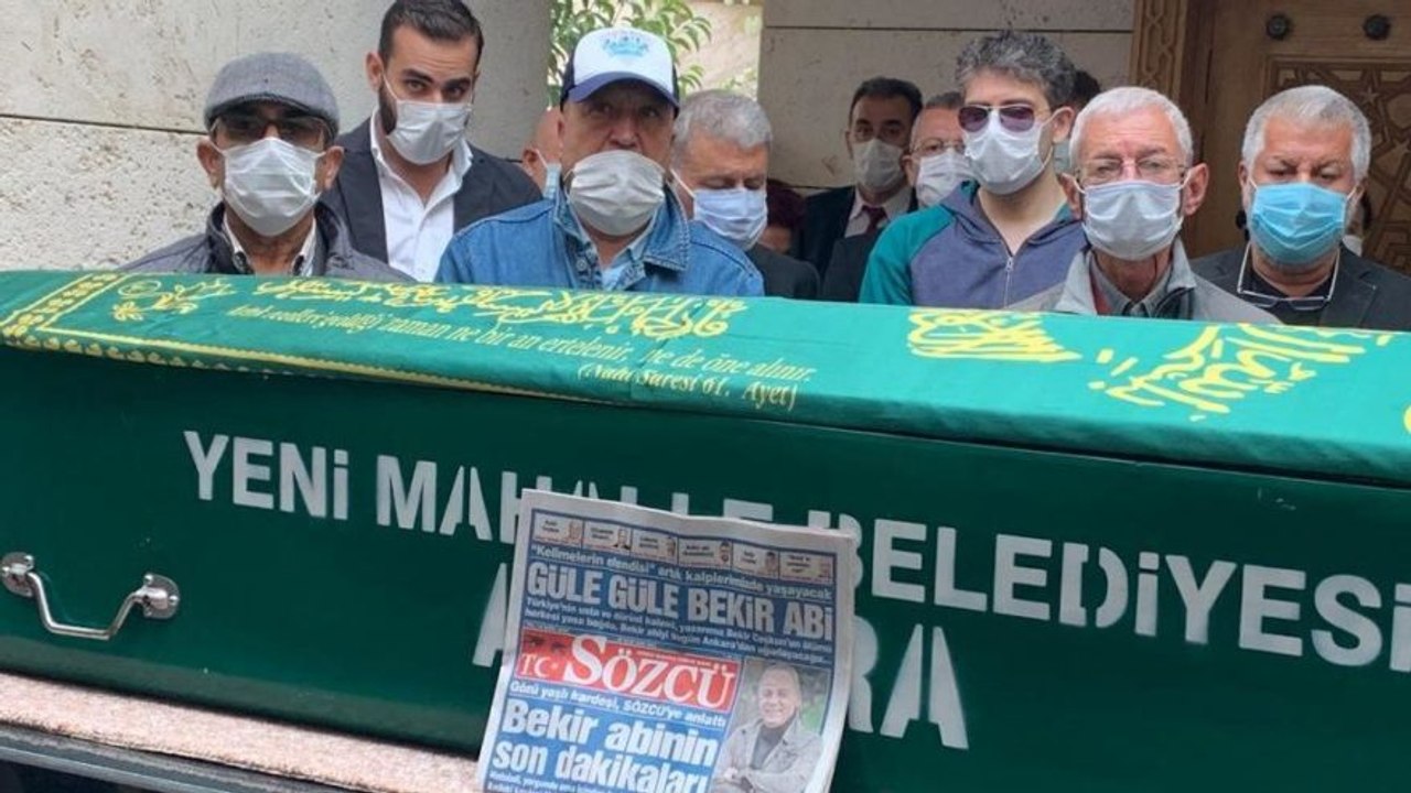 Türk basının usta ismi Bekir Coşkun son yolculuğuna uğurlandı
