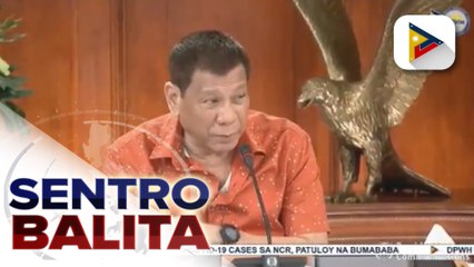 #SentroBalita | Pangulong #Duterte, pumayag na sa pagkakaroon ng online interview sa Malacañang Press Corps