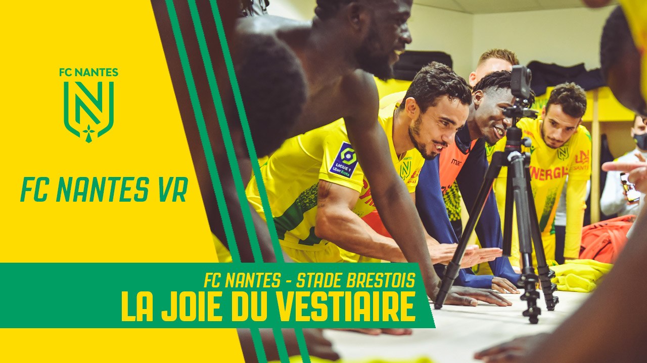 Vidéo 360° : la joie du vestiaire après FCN/BREST