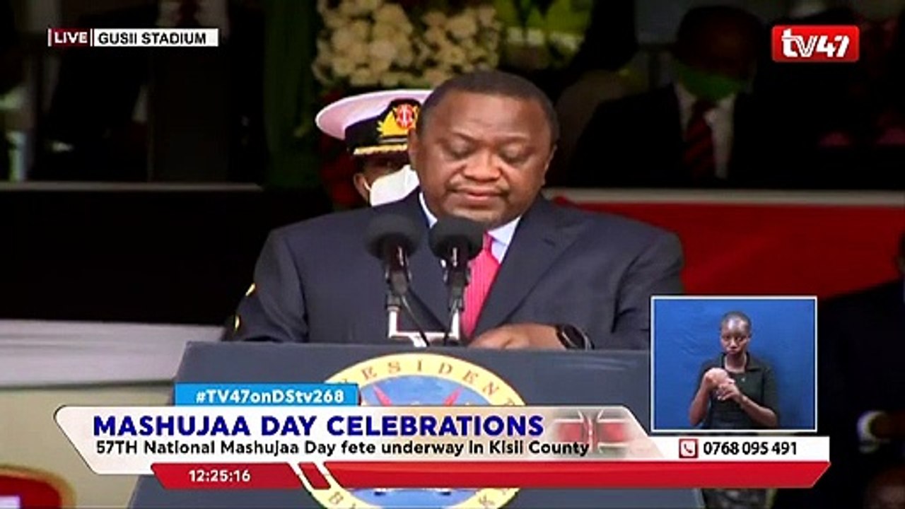 GUSII STADIUM LIVE: 57TH MASHUJAA DAY CELEBRATIONS