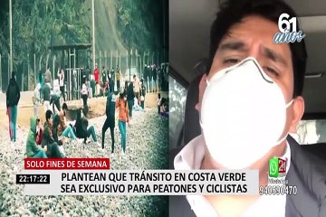 ¡Atención! Plantean prohibir el ingreso de vehículos a la Costa Verde durante sábados y domingos