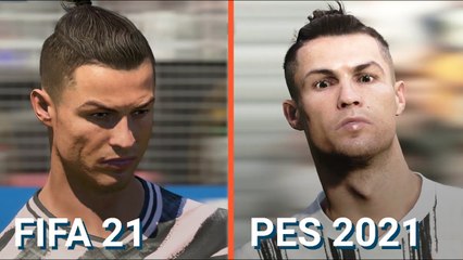 BENZEMA, MBAPPÉ, MESSI... Ont-ils un visage plus réussi sur FIFA 21 ou sur PES ? Comparatif !