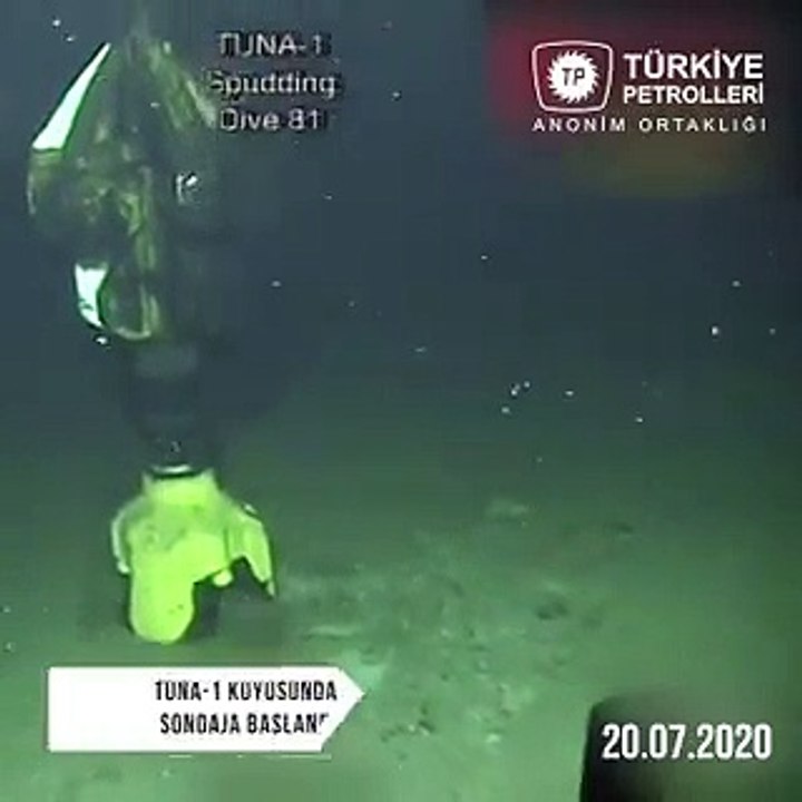 Türkiye Petrolleri'nden tarihi paylaşım! İşte Tuna-1 Kuyusu'ndan görüntüler...