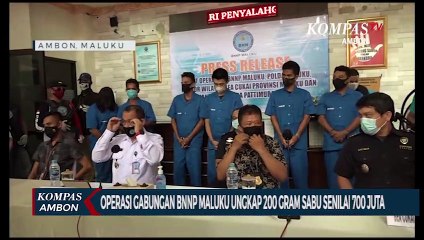 BNNP Ungkap 200 Gram Sabu Senilai 700 Juta