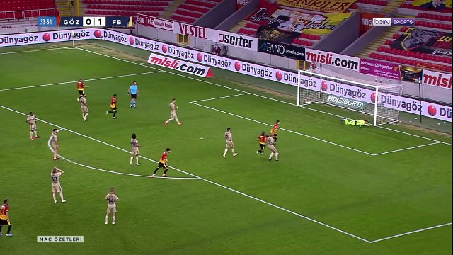Göztepe 2 - 3 Fenerbahçe Maçın Geniş Özeti ve Golleri