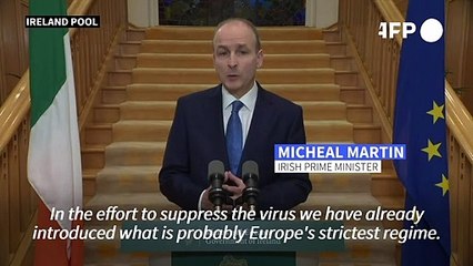 Irish PM announces country's return to coronavirus lockdown