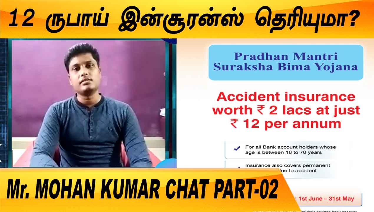 TERM INSURANCE லாபமா ?  |  Mr. MOHAN KUMAR CHAT PART-02 | ONE INDIA TAMIL