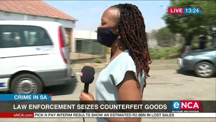 Fake, illegal goods worth millions seized in Joburg CBD