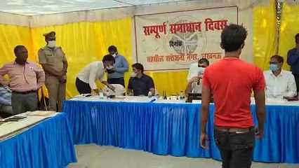 संपूर्ण समाधान दिवस पर लखनऊ के सरोजनी नगर पहुंचे डीएम अभिषेक प्रकाश