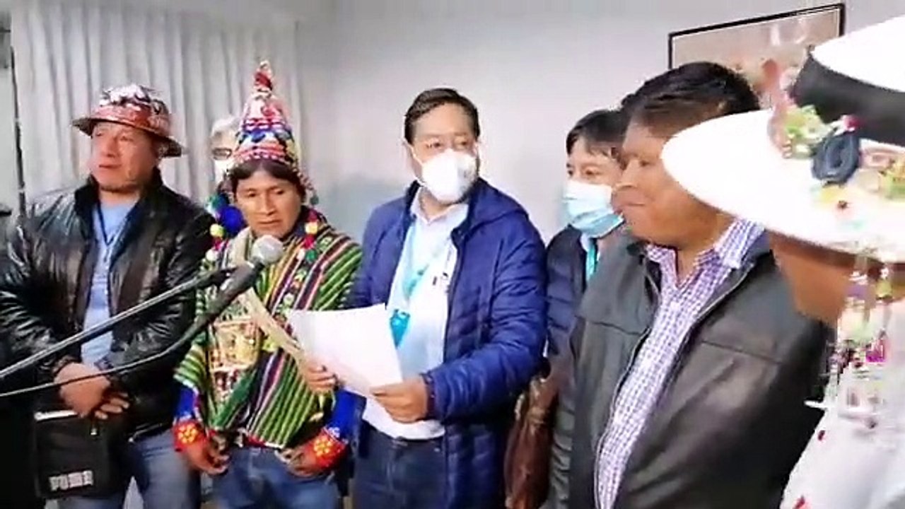 Conferencia de Luis Arce