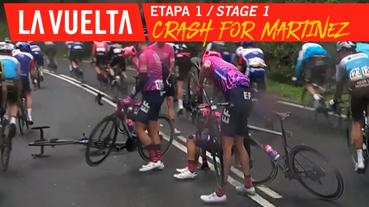 Caída para Martinez / Crash for Martinez - Étape 1 / Stage 1 | La Vuelta 20