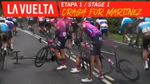 Caída para Martinez / Crash for Martinez - Étape 1 / Stage 1 | La Vuelta 20