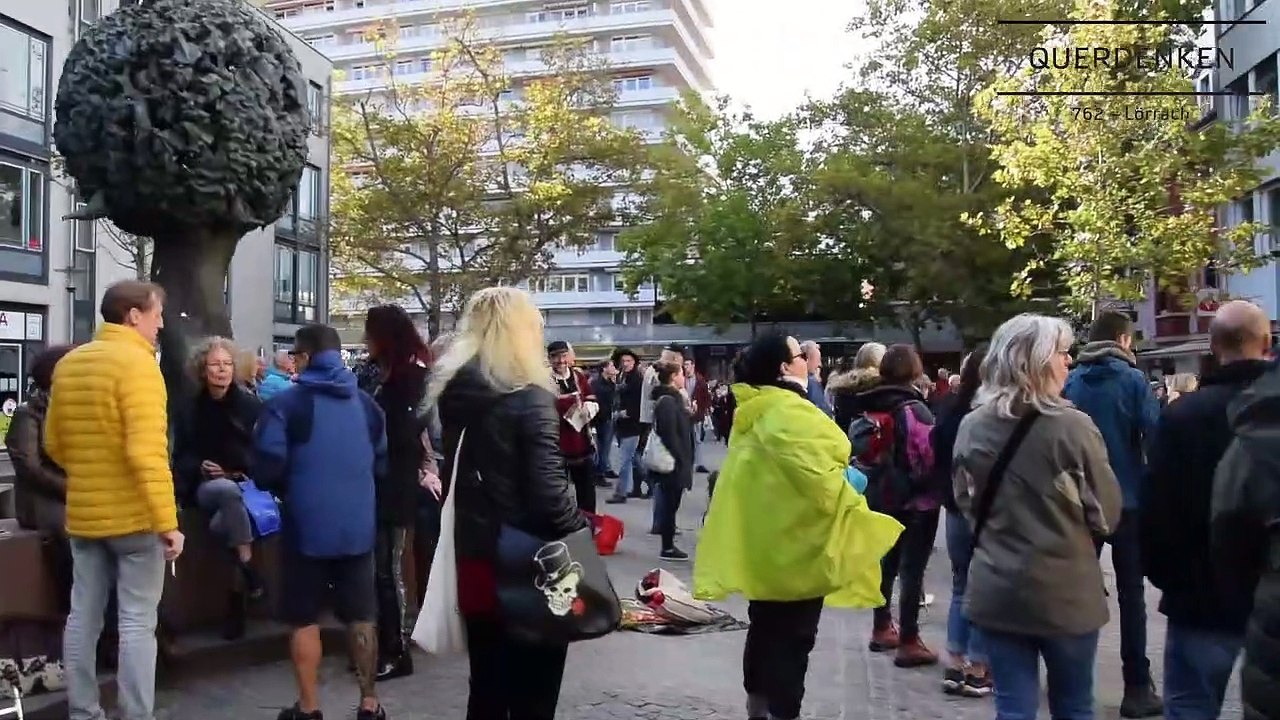#QUERDENKEN 762 Lörrach - 07 - Audio Youngsters - Neuer Marktplatz 10.10.2020