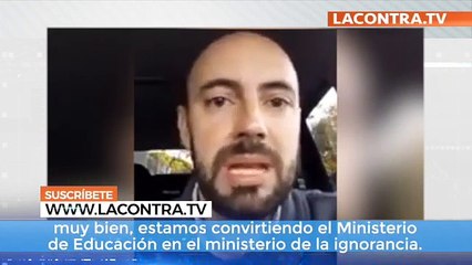 "No dejéis ideologizar a vuestros hijos, la ministra Celaá debe dimitir"pide un padre de familia