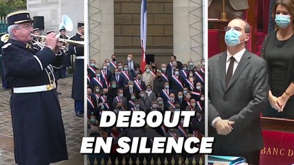 Download Video: Hommage à Samuel Paty: plus de 300 députés observent une minute de silence