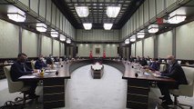 Cumhurbaşkanlığı Kabinesi, Cumhurbaşkanı Erdoğan'ın başkanlığında toplantı